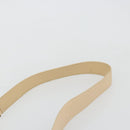 GUCCI Shoulder Bag Leather Beige Silver 91761 Auth 178313-8