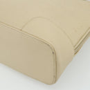 GUCCI Tote Bag Leather Beige Silver 002 1122 2684 Auth 178316-15