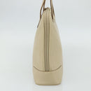 GUCCI Tote Bag Leather Beige Silver 002 1122 2684 Auth 178316-3