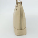 GUCCI Tote Bag Leather Beige Silver 002 1122 2684 Auth 178316-4