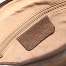 GUCCI GG Supreme Web Sherry Line Bag PVC Beige Gold 93 02 049 Auth 178321-19