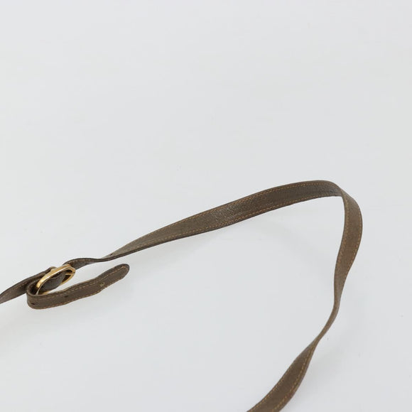 GUCCI GG Supreme Web Sherry Line Bag PVC Beige Gold 93 02 049 Auth 178321