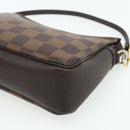 LOUIS VUITTON Damier Ebene Trousse Makeup Pouch N51982 LV Auth 178322A-9
