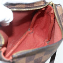 LOUIS VUITTON Damier Ebene Trousse Makeup Pouch N51982 LV Auth 178322A-18