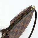 LOUIS VUITTON Damier Ebene Trousse Makeup Pouch N51982 LV Auth 178322A-6