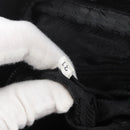 PRADA Hand Bag Velor Black Auth 178324-21