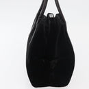 PRADA Hand Bag Velor Black Auth 178324-4