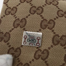 GUCCI GG Canvas Web Sherry Line Shoulder Bag Beige Silver 145812 Auth 178330A-14