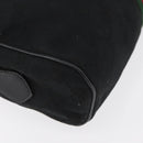 GUCCI GG Canvas Web Sherry Line Shoulder Bag Black Gold 001 4071 5 Auth 178333A-12