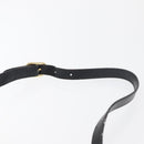 GUCCI GG Canvas Web Sherry Line Shoulder Bag Black Gold 001 4071 5 Auth 178333A-8