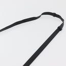 SAINT LAURENT Baby Duffel Hand Bag Leather 2way Black Silver Auth 178338-10