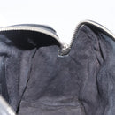 SAINT LAURENT Baby Duffel Hand Bag Leather 2way Black Silver Auth 178338-20
