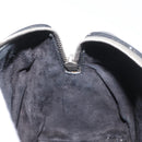 SAINT LAURENT Baby Duffel Hand Bag Leather 2way Black Silver Auth 178338-21