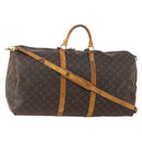 LOUIS VUITTON Monogram Keepall Bandouliere 60 Boston Bag M41412 LV Auth 178341-1