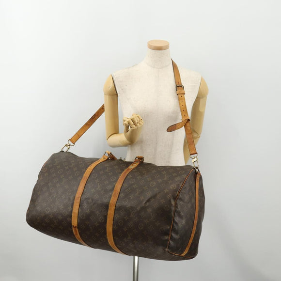 LOUIS VUITTON Monogram Keepall Bandouliere 60 Boston Bag M41412 LV Auth 178341