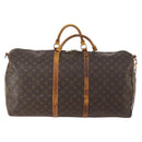 LOUIS VUITTON Monogram Keepall Bandouliere 60 Boston Bag M41412 LV Auth 178341-2