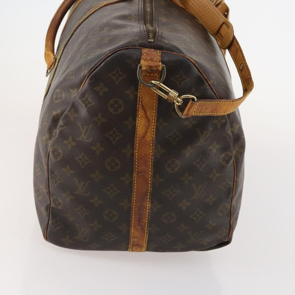 LOUIS VUITTON Monogram Keepall Bandouliere 60 Boston Bag M41412 LV Auth 178341