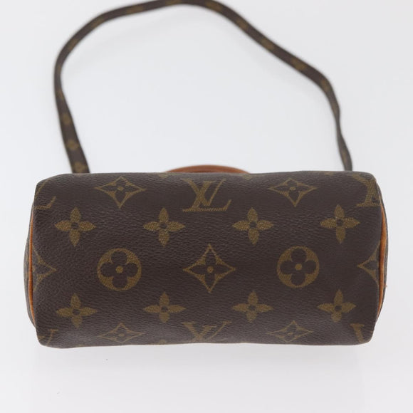 LOUIS VUITTON Monogram Mini Speedy Hand Bag M41534 LV Auth 178347