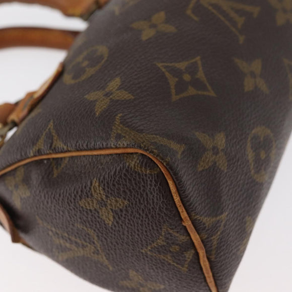 LOUIS VUITTON Monogram Mini Speedy Hand Bag M41534 LV Auth 178347