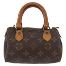 LOUIS VUITTON Monogram Mini Speedy Hand Bag M41534 LV Auth 178347-13