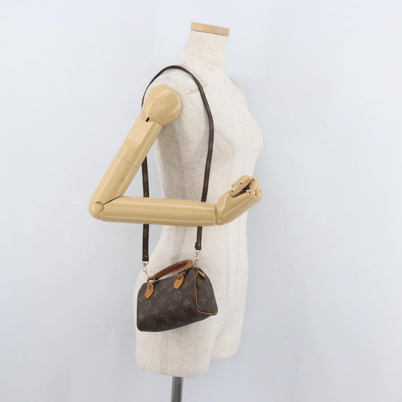 LOUIS VUITTON Monogram Mini Speedy Hand Bag M41534 LV Auth 178347