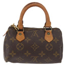 LOUIS VUITTON Monogram Mini Speedy Hand Bag M41534 LV Auth 178347-2