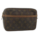 LOUIS VUITTON Monogram Compiegne 23 Clutch Bag M51847 LV Auth 178356-1