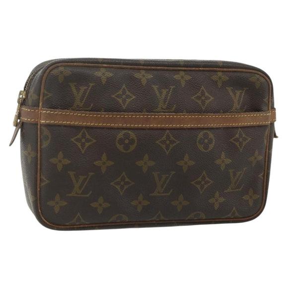 LOUIS VUITTON Monogram Compiegne 23 Clutch Bag M51847 LV Auth 178356