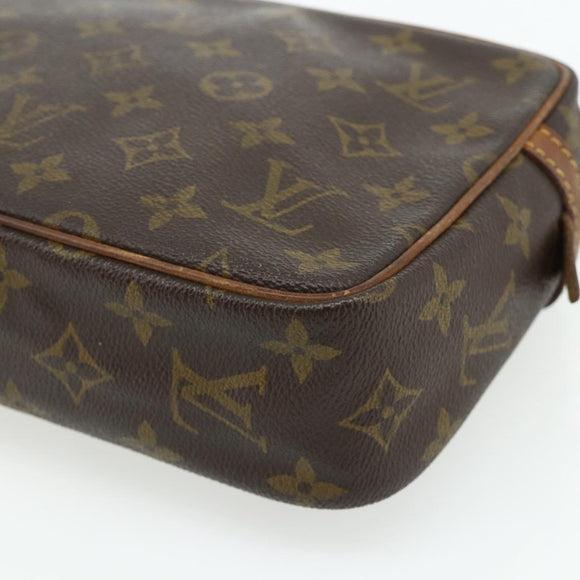 LOUIS VUITTON Monogram Compiegne 23 Clutch Bag M51847 LV Auth 178356