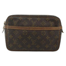 LOUIS VUITTON Monogram Compiegne 23 Clutch Bag M51847 LV Auth 178356-13