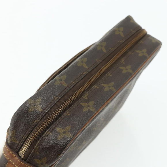LOUIS VUITTON Monogram Compiegne 23 Clutch Bag M51847 LV Auth 178356