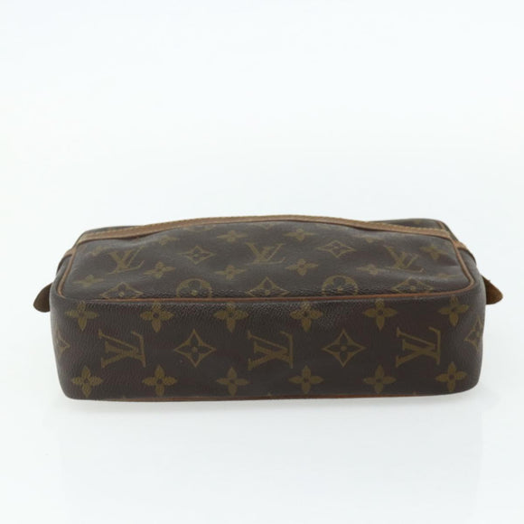 LOUIS VUITTON Monogram Compiegne 23 Clutch Bag M51847 LV Auth 178356