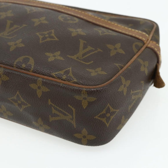 LOUIS VUITTON Monogram Compiegne 23 Clutch Bag M51847 LV Auth 178356