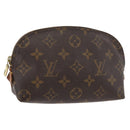 LOUIS VUITTON Monogram Pochette Cosmetic PM Pouch M43998 LV Auth 178358-1