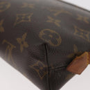 LOUIS VUITTON Monogram Pochette Cosmetic PM Pouch M43998 LV Auth 178358-16