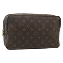 LOUIS VUITTON Monogram Trousse Toilette 28 Clutch Bag M47522 LV Auth 178361-1