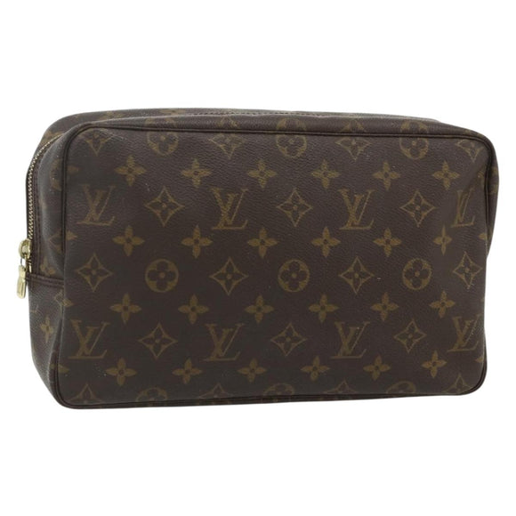 LOUIS VUITTON Monogram Trousse Toilette 28 Clutch Bag M47522 LV Auth 178361