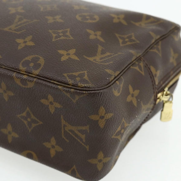 LOUIS VUITTON Monogram Trousse Toilette 28 Clutch Bag M47522 LV Auth 178361