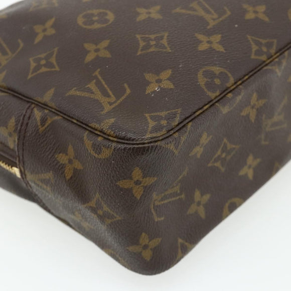 LOUIS VUITTON Monogram Trousse Toilette 28 Clutch Bag M47522 LV Auth 178361