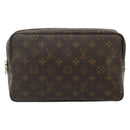 LOUIS VUITTON Monogram Trousse Toilette 28 Clutch Bag M47522 LV Auth 178361-2