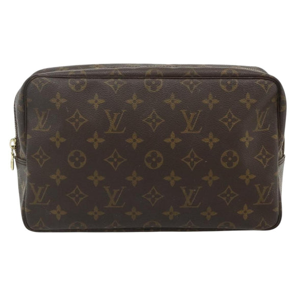 LOUIS VUITTON Monogram Trousse Toilette 28 Clutch Bag M47522 LV Auth 178361