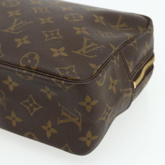 LOUIS VUITTON Monogram Trousse Toilette 28 Clutch Bag M47522 LV Auth 178361