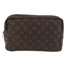 LOUIS VUITTON Monogram Trousse Toilette 28 Clutch Bag M47522 LV Auth 178362-2