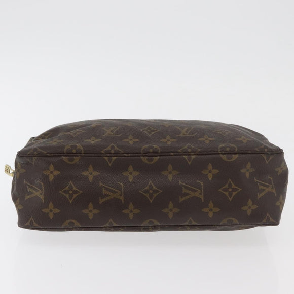 LOUIS VUITTON Monogram Trousse Toilette 28 Clutch Bag M47522 LV Auth 178362