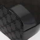 GUCCI GG Canvas Shoulder Bag Black Gold 001 4204 3444 Auth 178366A-17