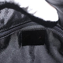 GUCCI GG Canvas Shoulder Bag Black Gold 001 4204 3444 Auth 178366A-18
