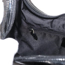 GUCCI GG Canvas Shoulder Bag Black Gold 001 4204 3444 Auth 178366A-21