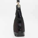 GUCCI GG Canvas Shoulder Bag Black Gold 001 4204 3444 Auth 178366A-3
