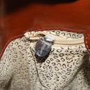 CARTIER PANTHERE Shoulder Bag Patent leather Brown Silver Auth 178367-20