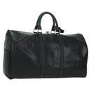 LOUIS VUITTON Epi Keepall 45 Boston Bag Black M42972 LV Auth 178370SAV-1